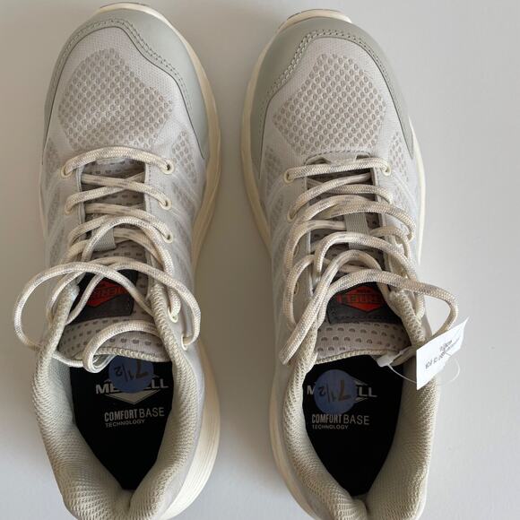 Merrell Womens Moab Flight Size 7.5 Gray Carbon Fiber Toe Safety Work Shoes New - Picture 5 of 10